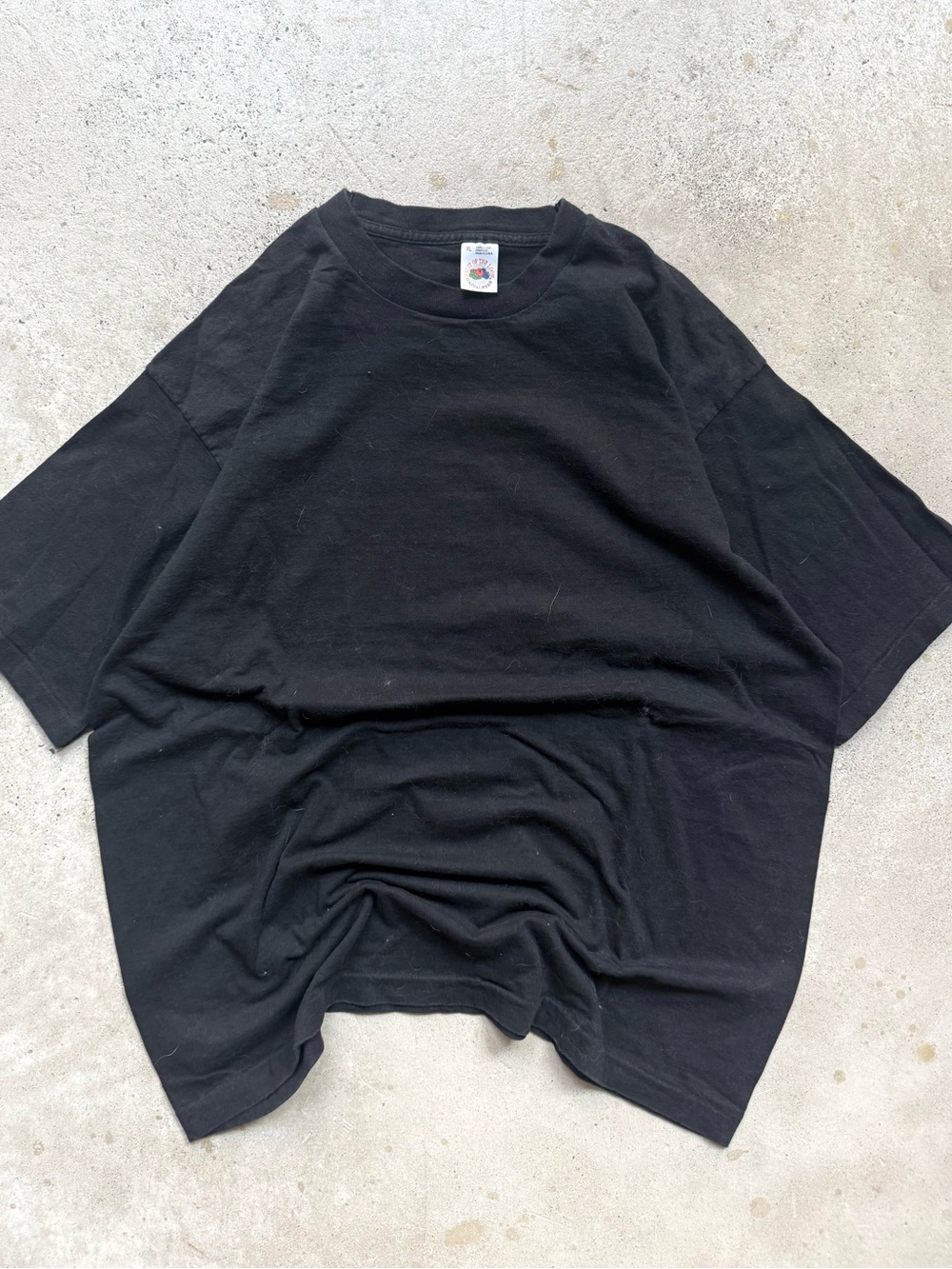 90s Black Blank Single Stitch Vintage Men’s Tshirt XL 24x30